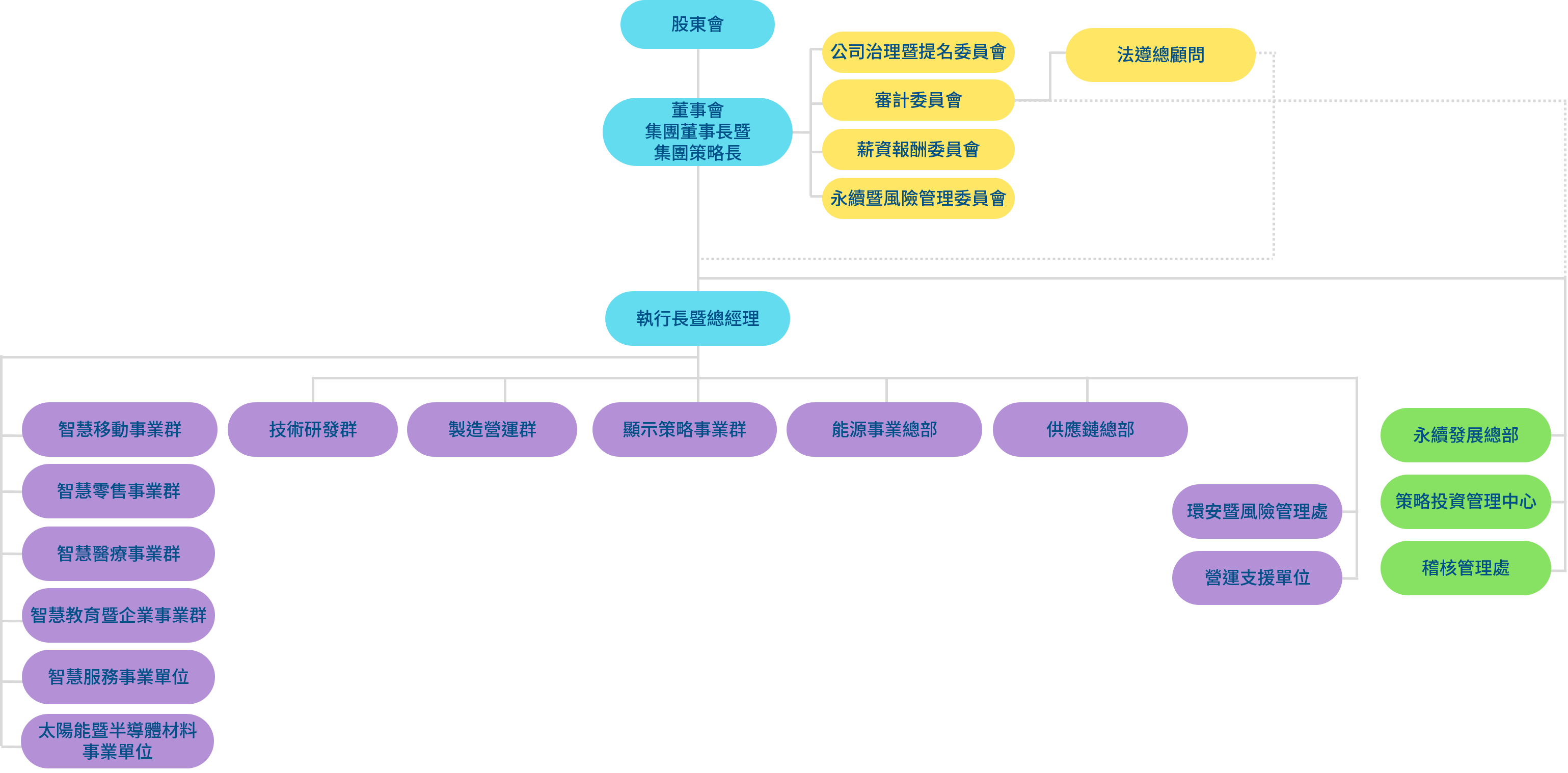 尊龙凯时光電組織架構